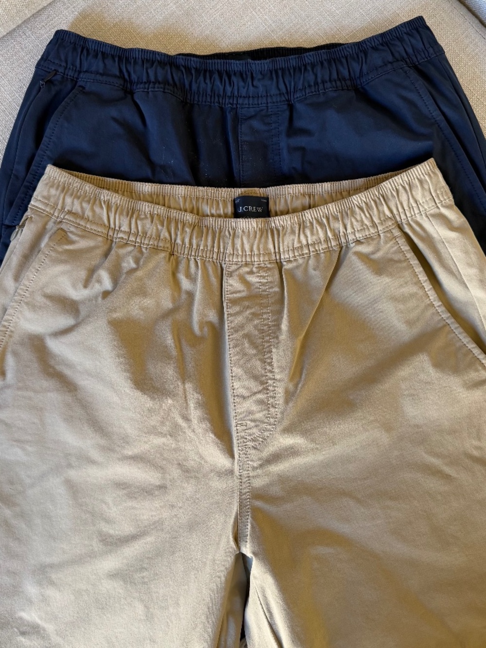 LOT 2 J. CREW TECH PANTS BLUE KHAKI SMALL chinos 770